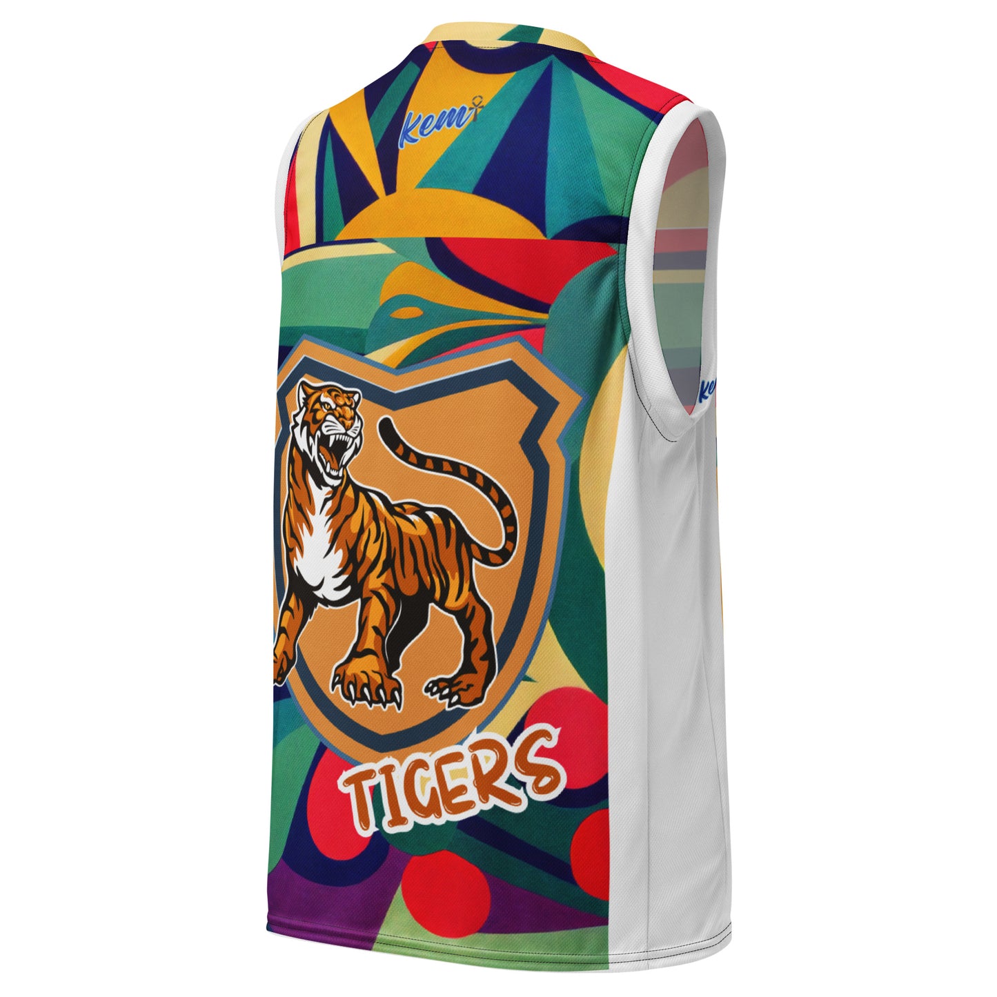 TIGERS Recycled unisex basketball jersey