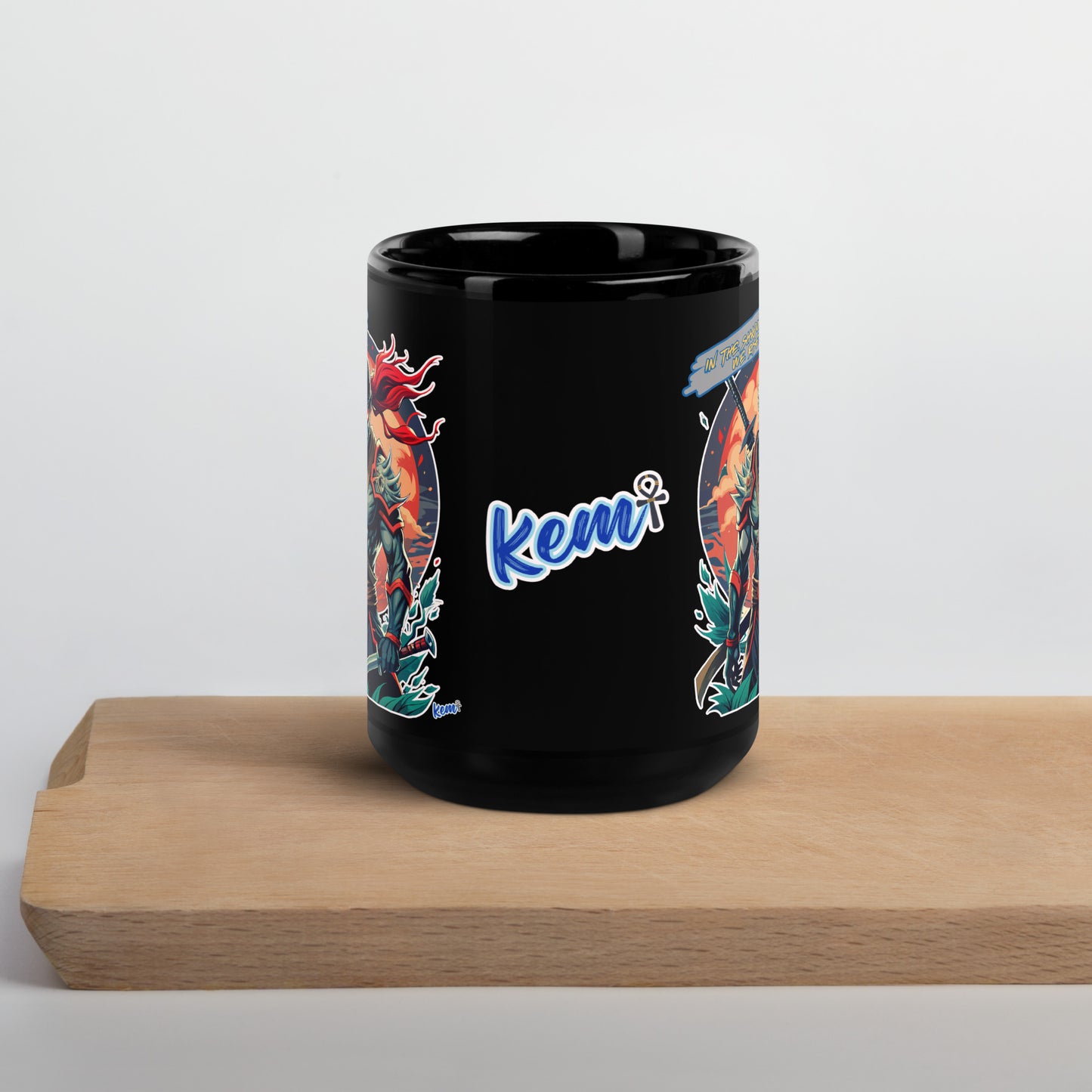 Black Glossy Mug