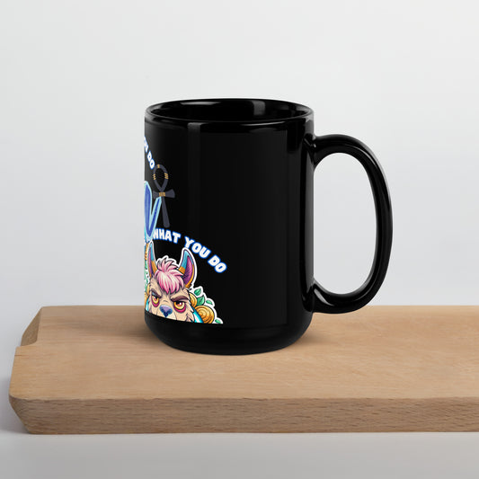 Black Glossy Mug