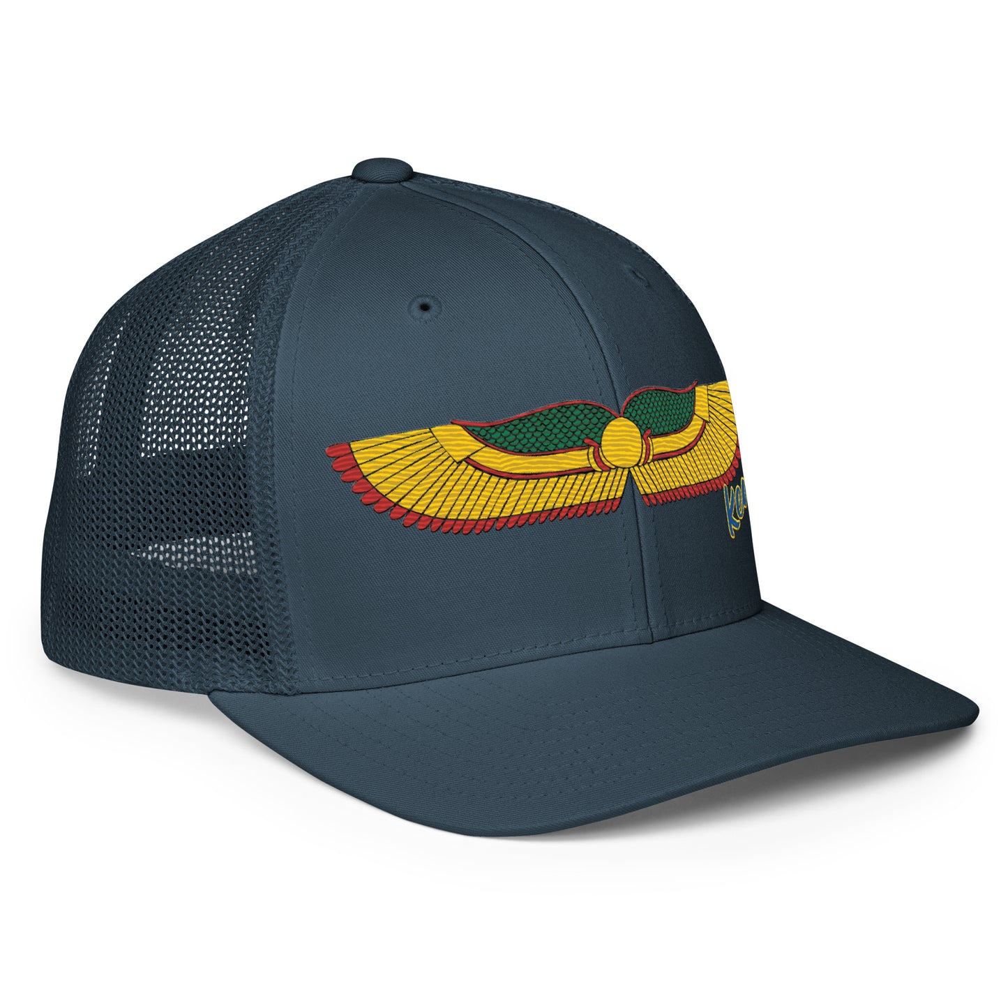 Closed-back trucker cap