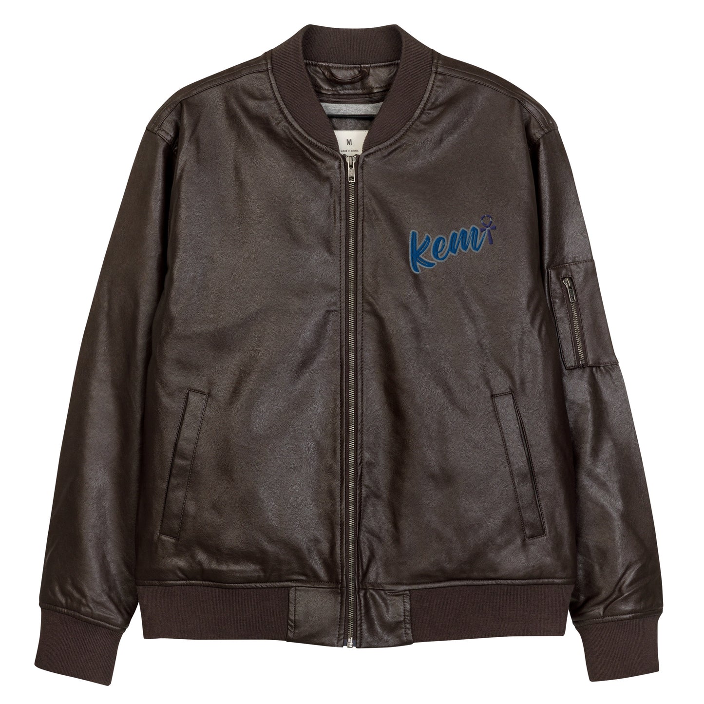 Leather Bomber Jacket