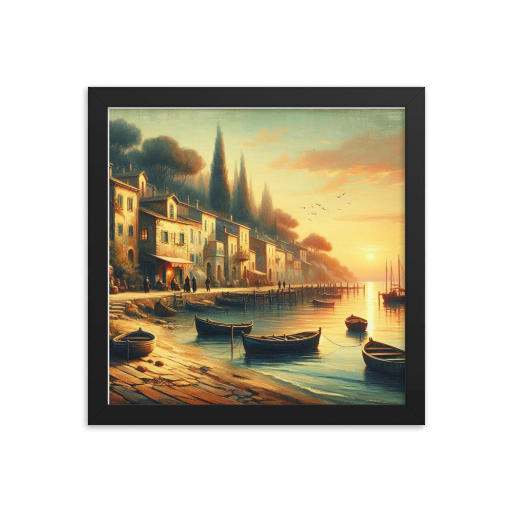 "DOOM AT SHORE" Framed photo paper poster