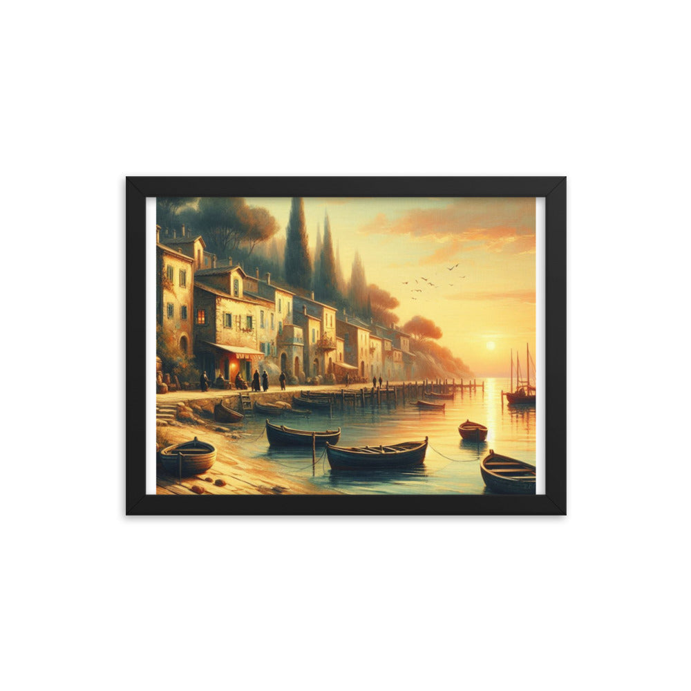 "DOOM AT SHORE" Framed photo paper poster