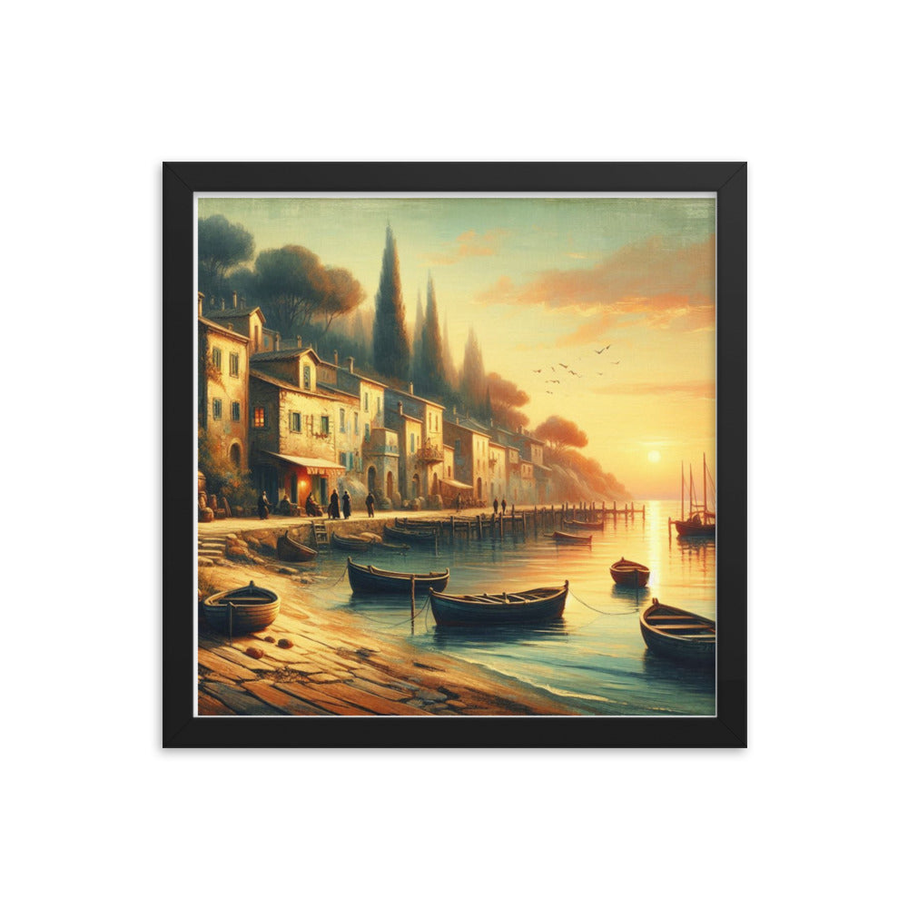 "DOOM AT SHORE" Framed photo paper poster