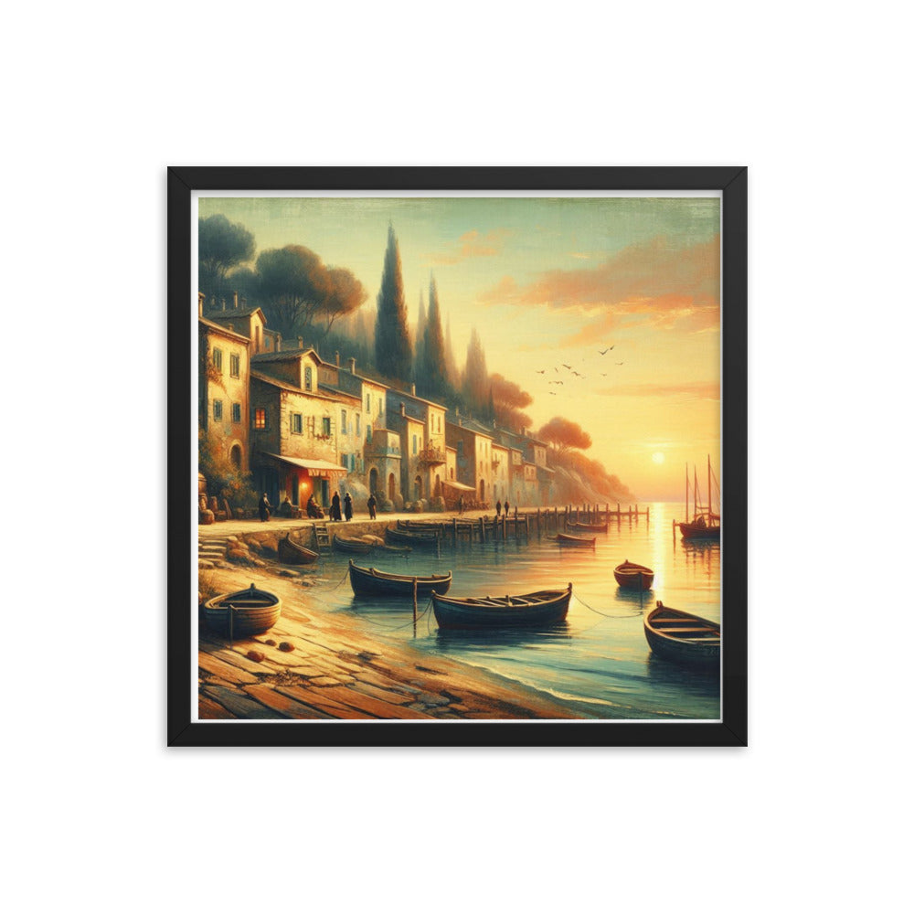 "DOOM AT SHORE" Framed photo paper poster