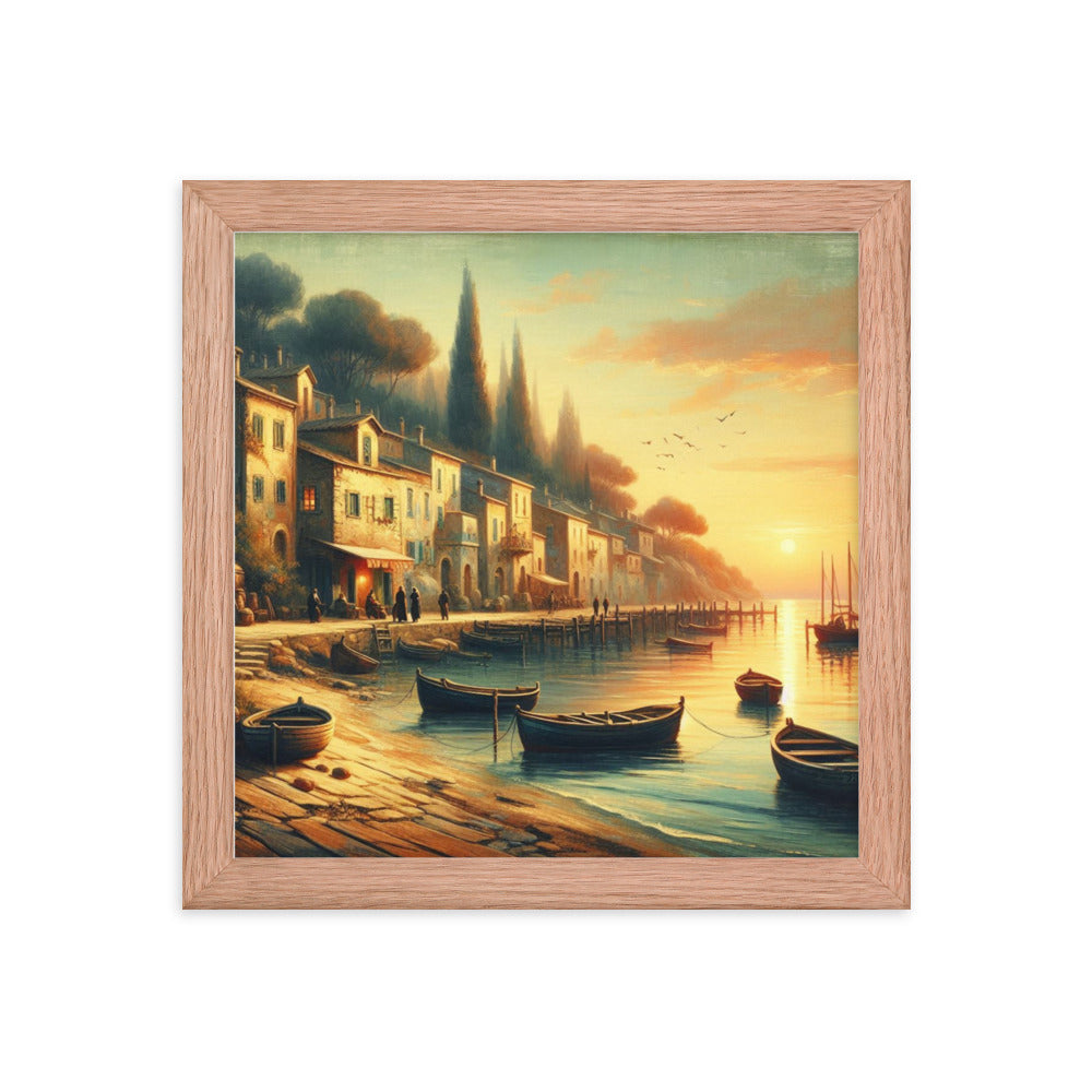 "DOOM AT SHORE" Framed photo paper poster