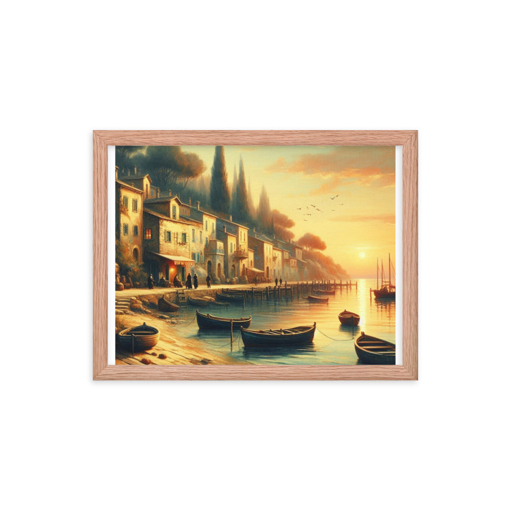 "DOOM AT SHORE" Framed photo paper poster