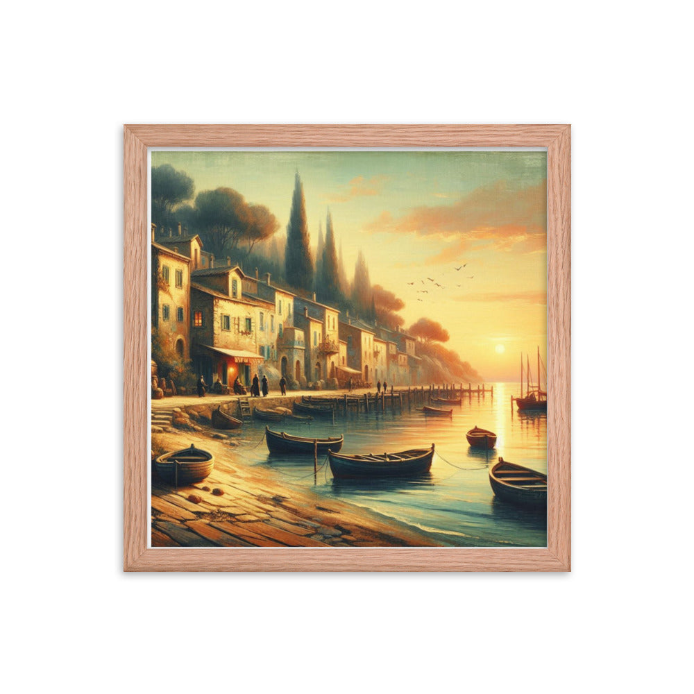 "DOOM AT SHORE" Framed photo paper poster