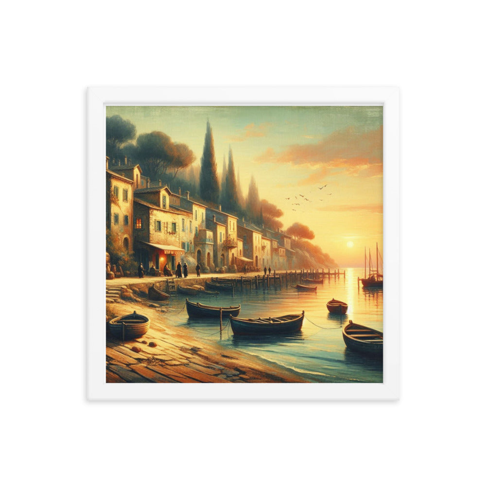 "DOOM AT SHORE" Framed photo paper poster