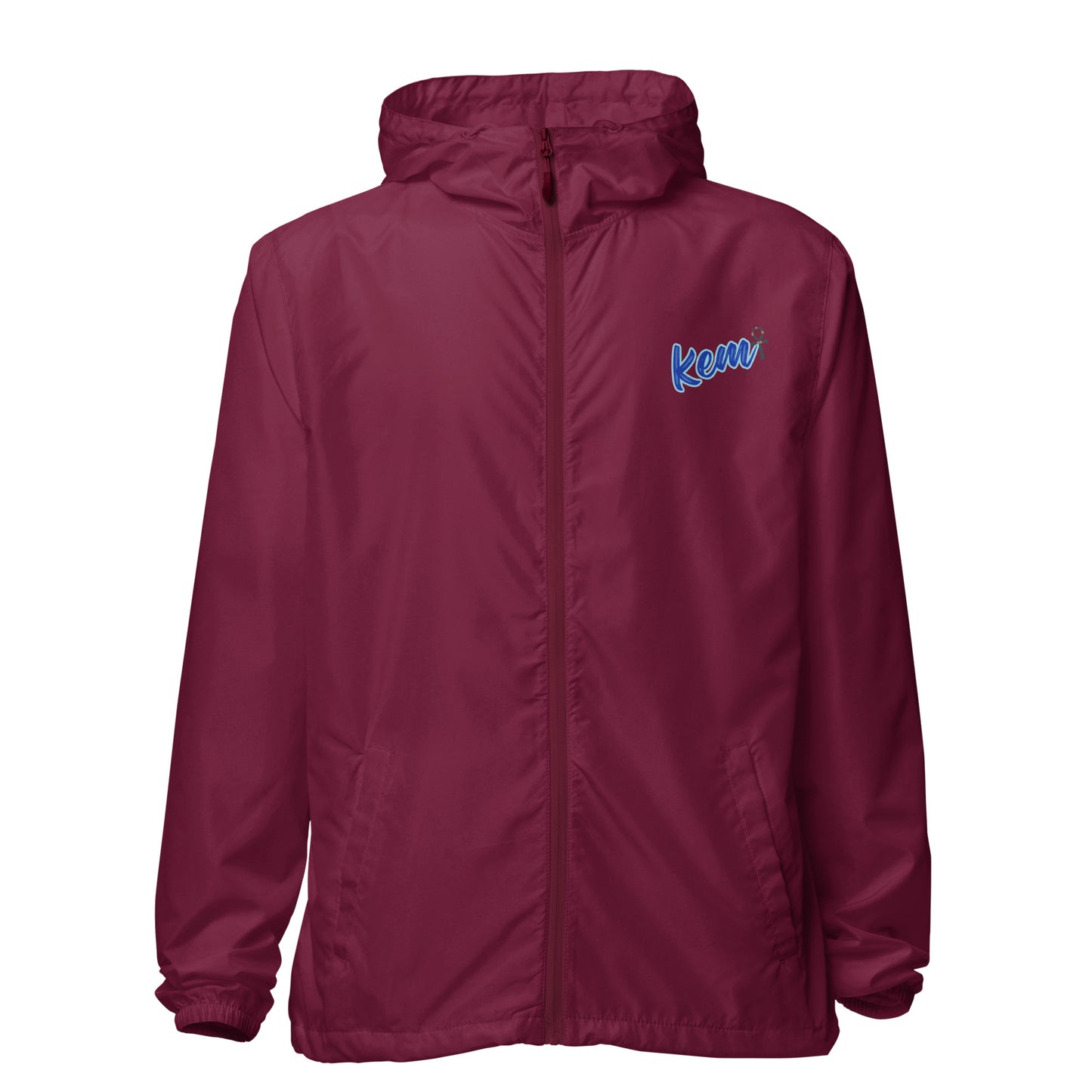 Unisex lightweight zip up windbreaker