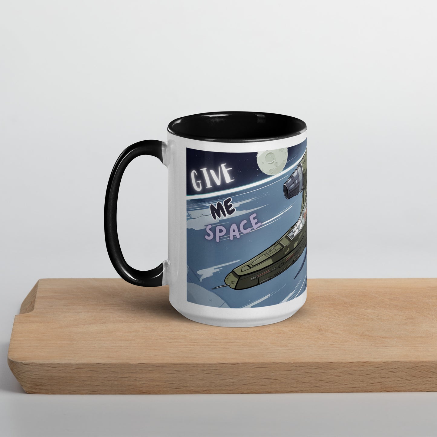 GIVE ME SPACE Mug with Color Inside